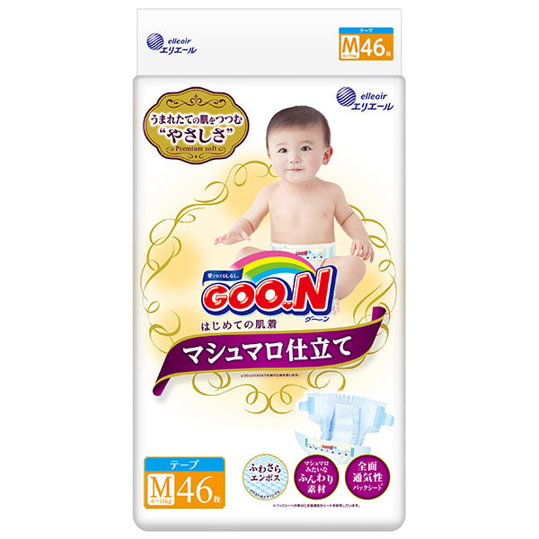 GOO.N Premium Diapers M-size x46