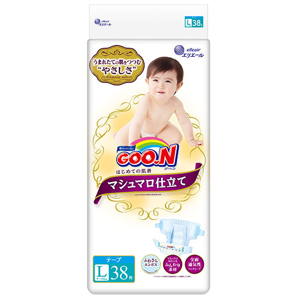 GOO.N Premium Diapers L-size x38